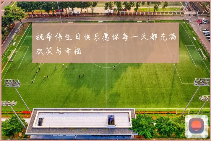 祝希伟生日快乐愿你每一天都充满欢笑与幸福